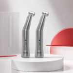 Kit 2 PCS SL411L Ivory Silk Line Prophylaxis Contra-Angles 1:1, Optical Fiber